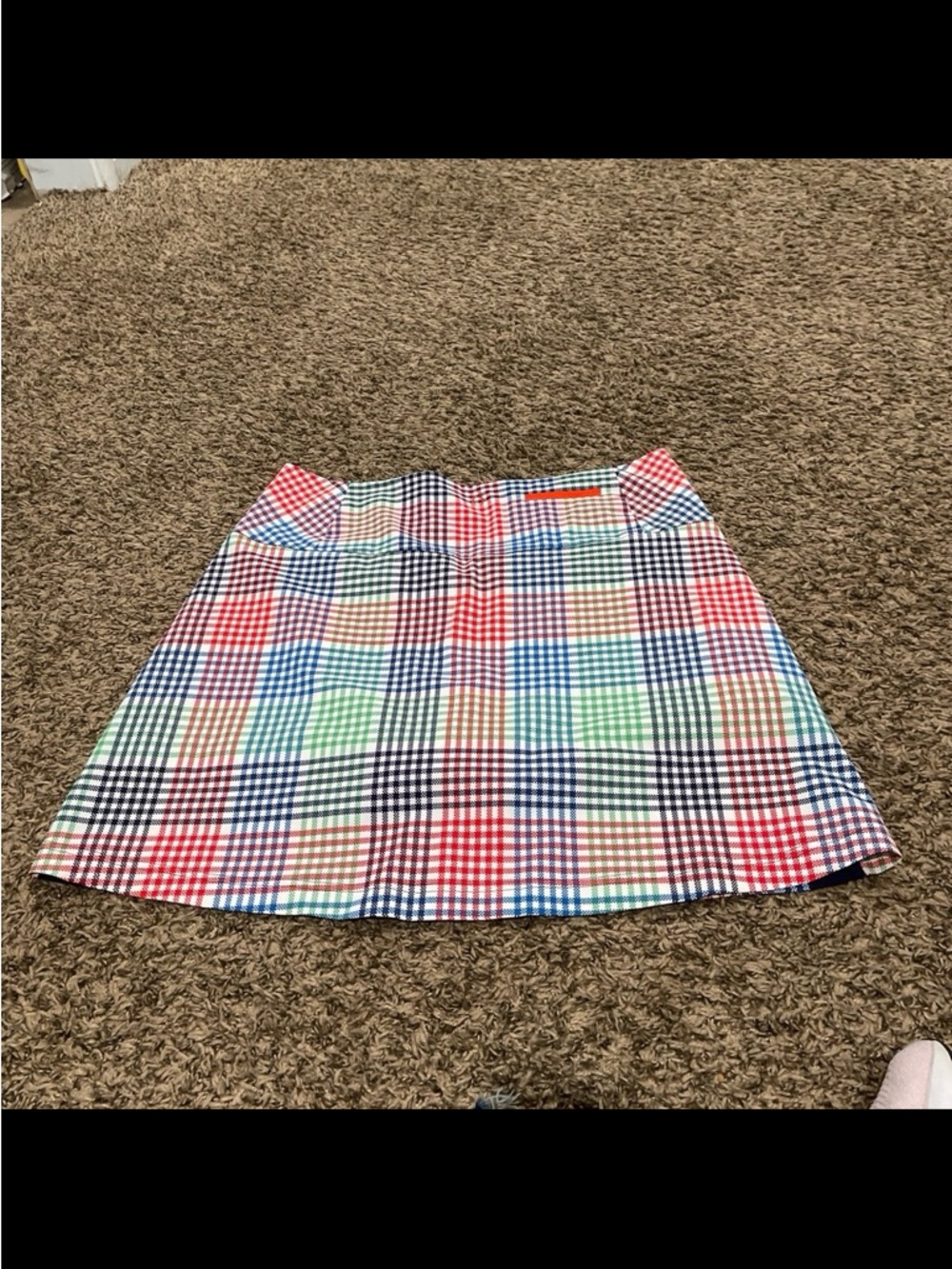 Kinona plaid golf skort size large NWOT - Picture 2 of 4